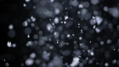 Snowflakes falling at night Video stock 149596361