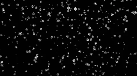 a snowflake is shown on a black background with snow flakes and
