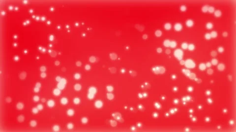 Snowflakes falling on red background in three panels Video stock 338215746