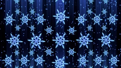 Snowflakes falling video background Video stock 71156395