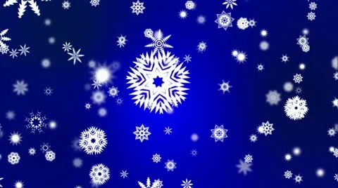 Snowflakes Stock Footage 12737086