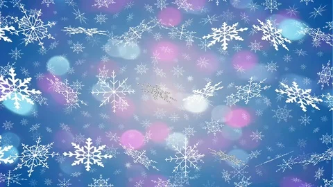 Snowflakes Video stock 118126725