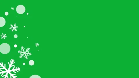 SNOWFLAKES FRAME PATTERN Stock Footage 260104945