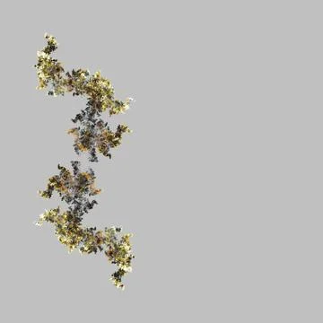 Snowflakes on gray background Stock-Fotos