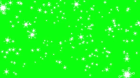 Snowflakes greenscreen Video stock 12690698