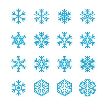 Snowflakes icon Stock Illustration