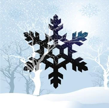 Snowflakes icon Stock Illustration