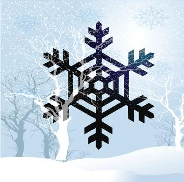 Snowflakes icon Stock Illustration
