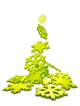 Snowflakes Stock Illustration