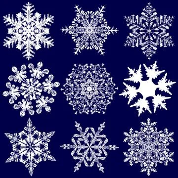 Snowflakes Иллюстрация