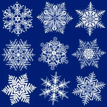 Snowflakes Иллюстрация