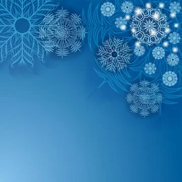Snowflakes. Stock Illustration