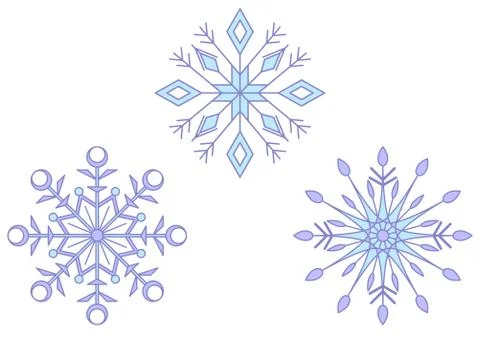 Snowflakes Stock Illustration
