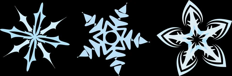 Snowflakes 库存插图