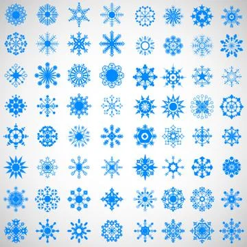 Snowflakes Stock Illustration