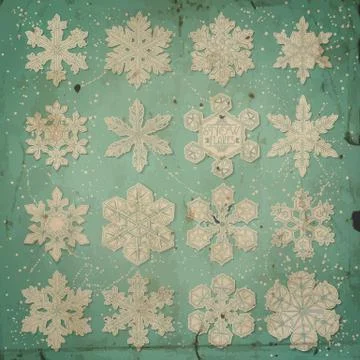 Snowflakes Stock Illustration