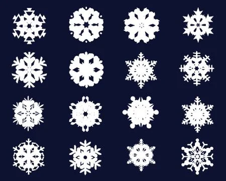 Snowflakes  Stock Illustration