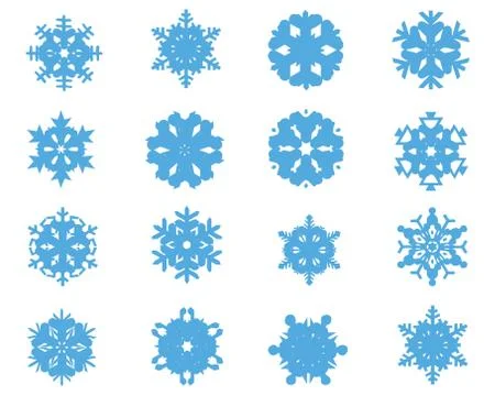 Snowflakes  Stock Illustration