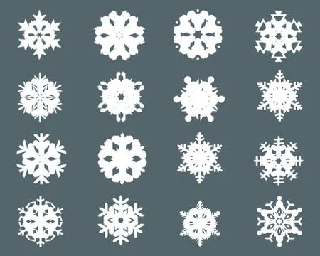 Snowflakes Stock Illustration