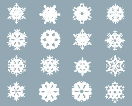 Snowflakes  Stock Illustration
