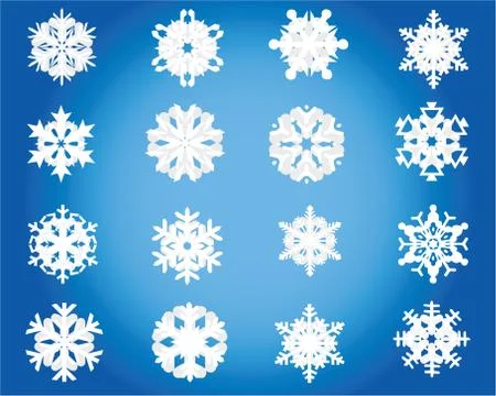 Snowflakes Stock Illustration