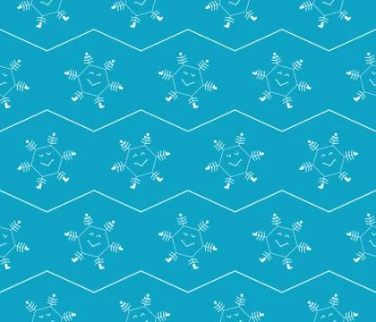 Snowflakes Stock Illustration