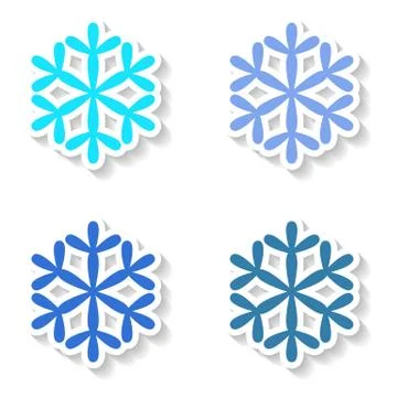 Snowflakes Illustrazione stock