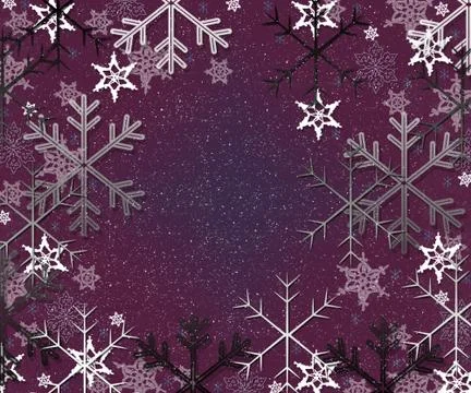 Snowflakes Stock Illustration