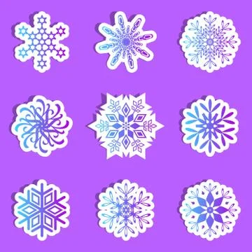 Snowflakes イラスト素材