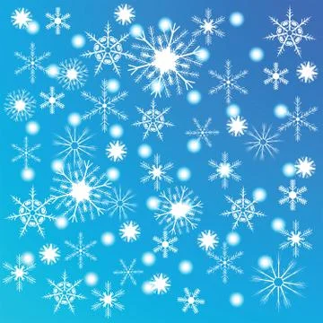 Snowflakes Illustrazione stock