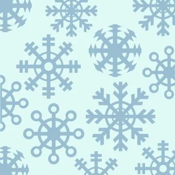 Snowflakes Stock Illustration