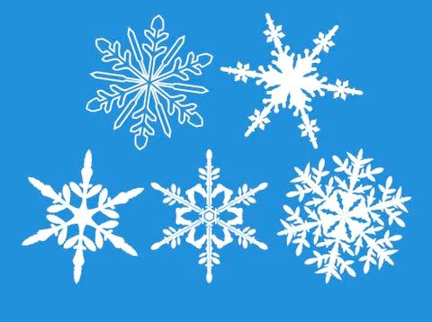 Snowflakes Stock Illustration