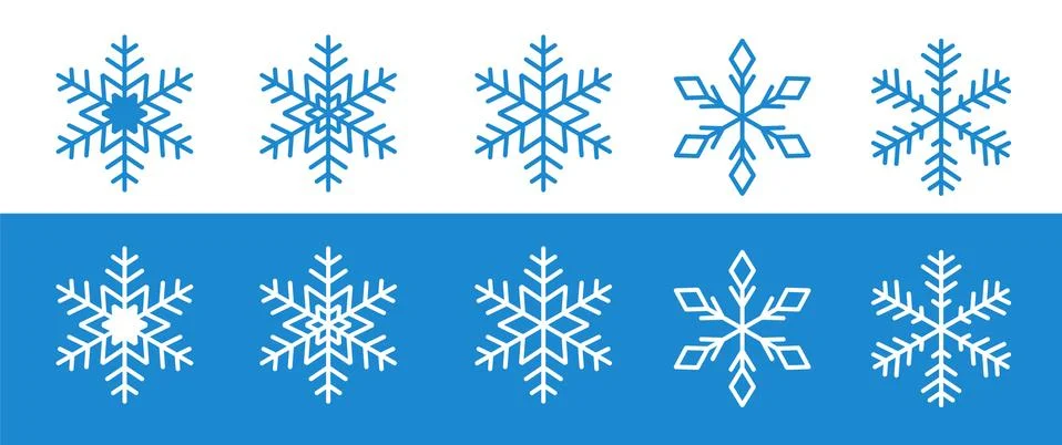 Snowflakes Ilustração Stock