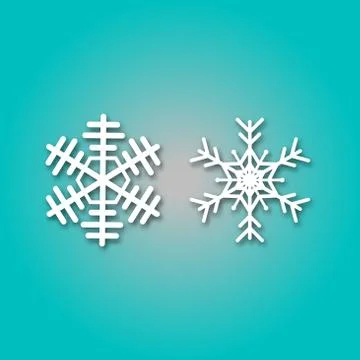Snowflakes Stock Illustration