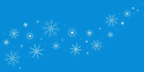 Snowflakes Ilustración de archivo