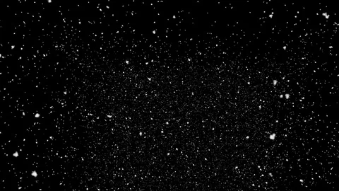 Snowflakes for imposing on a composition Stock Footage 84140596