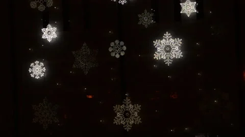 Snowflakes Of Light Stock Footage 44959775