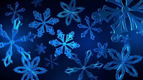 Snowflakes Loop 24fps Video stock 42419075