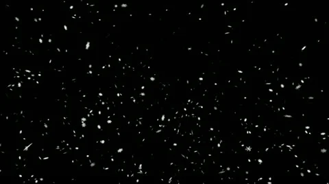 Snowflakes loop alpha channel Stock Footage 12704827