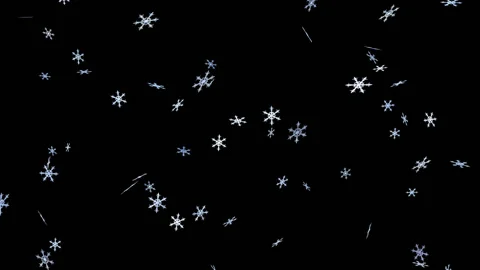 Snowflakes loop background Stock Footage 100647280