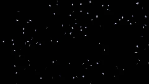 Snowflakes loop background Stock Footage 100647281