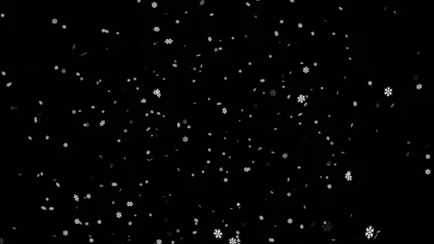 Snowflakes Loops - 5 Styles - MOGRT Stock After Effects