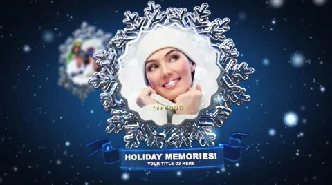 Snowflakes Monatage FX Stock After Effects