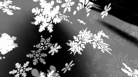 Snowflakes Motion Mapping 库存影片 32919039