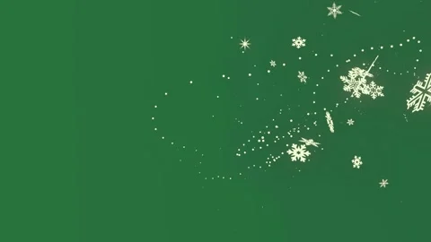 Snowflakes Motion Motion Graphic Overlay Vidéo 338017182