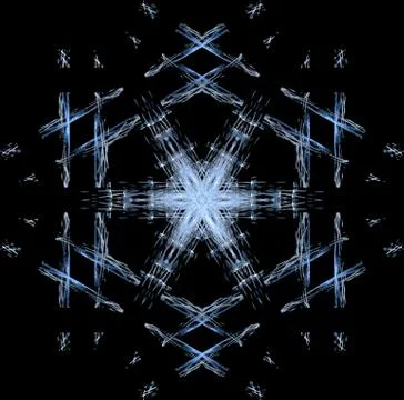 Snowflakes for the new year. Иллюстрация