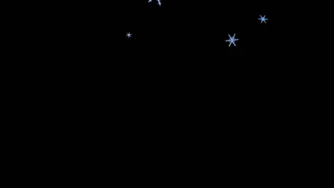 Snowflakes in-out Stock Footage 100647258