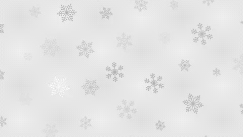 Snowflakes overlay on transparent background with alpha channel 4k animation Stock Footage 293374446