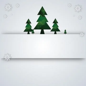Snowflakes on a paper background Stock Illustration