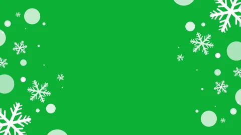 SNOWFLAKES PATTERN FRAME 스톡 동영상 260105105